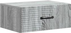 vidaXL Noptiera suspendata gri Sonoma cu sertar, 49 x 34, 5 x 20 cm (898627)