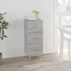 vidaXL Servanta, gri sonoma, 34, 5x34x90 cm, lemn compozit GartenMobel Dekor (817409) Comoda