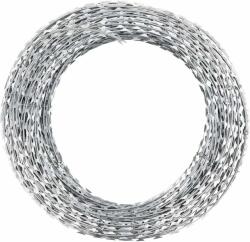 vidaXL Sarma ghimpata BTO-22 Concertina cu lame, 100 m otel galvanizat GartenMobel Dekor (141812)