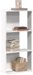 vidaXL Biblioteca cu 3 niveluri, alb, 60x30x120 cm, lemn de prelucrare GartenMobel Dekor (860265) Biblioteca