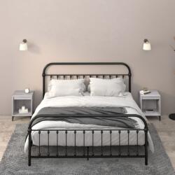vidaXL Noptiere, 2 buc. , gri sonoma, 40x35x50 cm GartenMobel Dekor (821887)