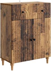 vidaXL Bufet cu sertar Lemn vechi 66 x 34, 5 x 90 cm Lemn prelucrat GartenMobel Dekor (894183) Comoda