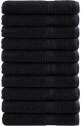 vidaXL Prosoape premium SOLUND 10 buc. negru 100x200 cm 600 gsm GartenMobel Dekor (137439) Prosop