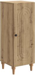 vidaXL Bufet Stejar Artizanal 33 x 34, 5 x 90 cm Lemn prelucrat GartenMobel Dekor (894144) Comoda