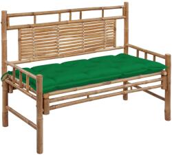 vidaXL Banca de gradina cu perna, 120 cm, bambus GartenMobel Dekor (3063896)