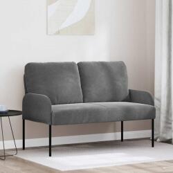 vidaXL Canapele cu perna 110cm Gri închis placaj GartenMobel Dekor (42023456) Canapea