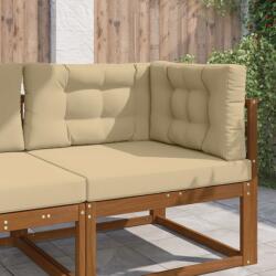 vidaXL Perna pentru canapea de exterior 3 pcs Bej Poliester GartenMobel Dekor (900883)