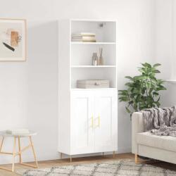 vidaXL Dulap înalt, alb, 69, 5x34x180 cm, lemn compozit GartenMobel Dekor (3189941) Comoda
