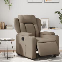 vidaXL Fotoliu rabatabil electric, cappuccino, piele ecologica GartenMobel Dekor (3204536)