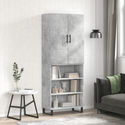 vidaXL Dulap înalt, gri beton, 69, 5x34x180, lemn compozit GartenMobel Dekor (3196095) Comoda