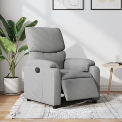vidaXL Fotoliu rabatabil electric, gri deschis, textil GartenMobel Dekor (3204800)