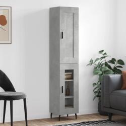 vidaXL Dulap înalt, gri beton, 34, 5x34x180 cm, lemn prelucrat GartenMobel Dekor (3200405) Comoda