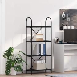 vidaXL Raft pentru carti Stejar negru 60 x 30 x 146 cm Lemn compozit GartenMobel Dekor (879911) Biblioteca