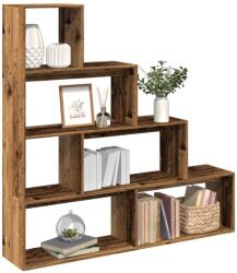 vidaXL Biblioteca/separator 4 niveluri, lemn 143, 5x29x143, 5 cm lemn GartenMobel Dekor (858001) Biblioteca