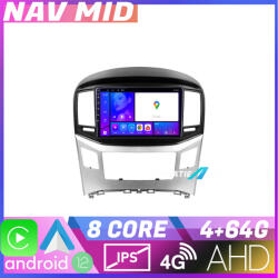 Edotec Navigatie Hyundai H1 Starex 2016 Android 12, 4GB RAM, 64GB, CarPlay (NAV2-9-4+64|K-h1)