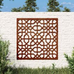 vidaXL Decor perete de gradina 55x55 cm, design maur, otel Corten GartenMobel Dekor (824478)
