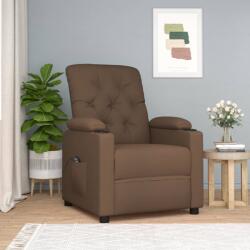 vidaXL Fotoliu rabatabil electric, maro, material textil GartenMobel Dekor (3098843)
