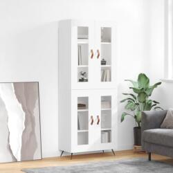 vidaXL Dulap înalt, alb, 69, 5x34x180 cm, lemn compozit GartenMobel Dekor (3198249) Comoda