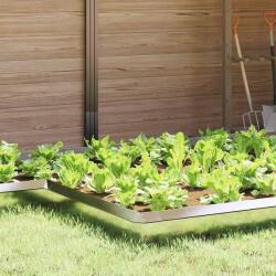 vidaXL Gard pentru melci Argintiu 13, 5 x 13, 5 x 25 cm Oţel inoxidabil GartenMobel Dekor (874867)