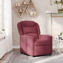 vidaXL Fotoliu rabatabil, rosu vin, material textil GartenMobel Dekor (4015599)