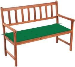 vidaXL Banca de gradina cu perna, 120 cm, lemn masiv de acacia GartenMobel Dekor (3063773)