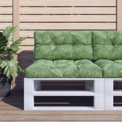 vidaXL Perne de paleti, 2 buc. , model cu frunze, textil GartenMobel Dekor (360708)