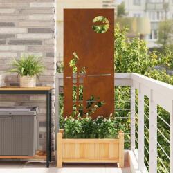 vidaXL Panou Decorativ de Gradina Ruginit 50 x 140 cm GartenMobel Dekor (876321)