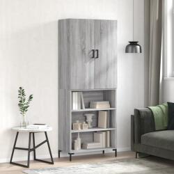 vidaXL Dulap înalt, gri sonoma, 69, 5x34x180 cm, lemn compozit GartenMobel Dekor (3196073) Comoda