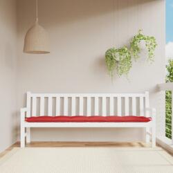 vidaXL Perna banca de gradina, rosu, 200x50x7 cm, textil oxford GartenMobel Dekor (361646)