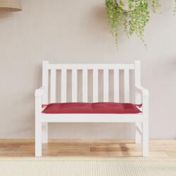 vidaXL Perna banca de gradina, rosu vin, 110x50x7 cm, material oxford GartenMobel Dekor (361820)