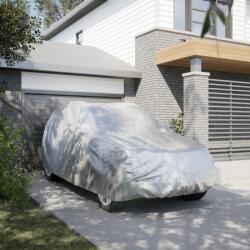 vidaXL Husa auto SUV, curele cu catarama, complet, argintiu L PEVA GartenMobel Dekor (4008956)