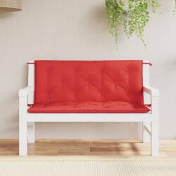 vidaXL Perne banca de gradina 2buc. , rosu, 120x50x7cm, tesatura oxford GartenMobel Dekor (361684)