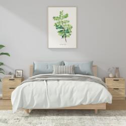 vidaXL Noptiere, 2 buc. , stejar sonoma, lemn prelucrat GartenMobel Dekor (811221)