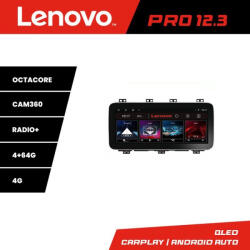 Lenovo Navigatie Toyota Auris 2013-2017 Lenovo PRO 12.3 inch QLED 4G 4+64GB (KIT-auris15+kit-toyota-universal+ PRO-12.3-4+64)