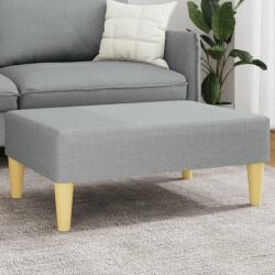 vidaXL Taburet, gri deschis, 77x55x31 cm, material textil GartenMobel Dekor (379553)