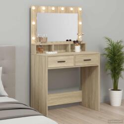 vidaXL Masa de Machiaj Stejar Sonoma 79 x 41 x 135 cm Lemn compozit GartenMobel Dekor (865084)