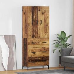 vidaXL Bufet Pe perete Lemn Vechi 69, 5 x 34 x 180 cm Lemn compozit GartenMobel Dekor (3415714) Comoda