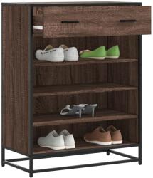 vidaXL Pantofar, stejar maro, 75x38x97, 5 cm, lemn prelucrat/metal GartenMobel Dekor (3300879) Pantofar