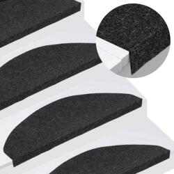 vidaXL Covorase scara autoadezive 20 buc Negru 65x22, 5x3, 5 cm GartenMobel Dekor (3365906) Covor