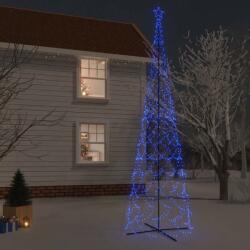 vidaXL Brad de Craciun conic, 3000 LED-uri, albastru, 230x800 cm GartenMobel Dekor (343515)