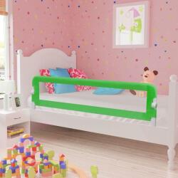 vidaXL Balustrada de protectie pat copii, verde, 120x42 cm, poliester GartenMobel Dekor (10168)