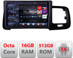 Edotec Navigatie Android Volvo S60 2008-2014 Edotec QLED 2K 16GB RAM 512GB (kit-s60-08+EDT-E809-2K)