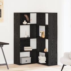 vidaXL Dulap 2 pcs Stejar Negru 85 x 85 x 140 cm Lemn compozit GartenMobel Dekor (3345124) Biblioteca