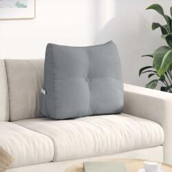 vidaXL Perna pentru spate Gri deschis 60 x 24 x 50 cm tesatura GartenMobel Dekor (42014383)