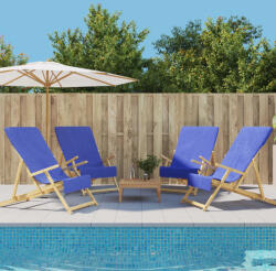 vidaXL Prosoape de plaja, 4 buc. , albastru, 60x135 cm, textil 400 GSM GartenMobel Dekor (3157058) Prosop