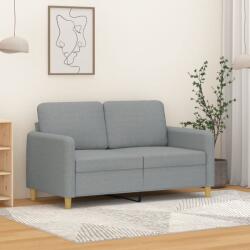 vidaXL Canapea cu 2 locuri, gri deschis, 120 cm, material textil GartenMobel Dekor (359470) Canapea