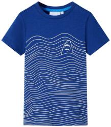 vidaXL Tricou pentru copii, albastru închis, 128 GartenMobel Dekor (12312)