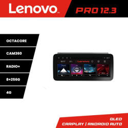 Lenovo Navigatie Seat Arona Lenovo PRO 12.3 inch QLED, 8+256GB, 4G, DSP (kit-arona+PRO-12.3-8+256)