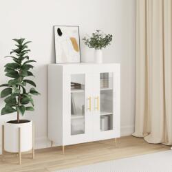 vidaXL Servanta, alb extralucios, 69, 5x34x90 cm, lemn compozit GartenMobel Dekor (827774) Comoda