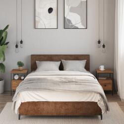 vidaXL Noptiere, 2 buc. , stejar artizanal, 34x36x50 cm, lemn prelucrat GartenMobel Dekor (857265)